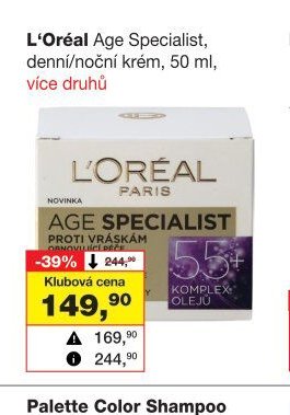 L'Oréal Age Specialist, denní/noční krém, 50 ml