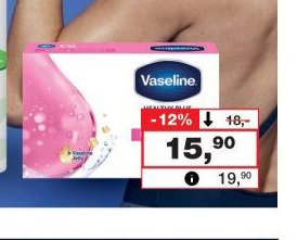 Vaseline tuhé mýdlo, 75 g