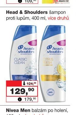 Head & Shoulders šampon proti lupům, 400 ml