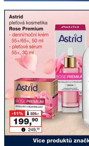Astrid pleťová kosmetika Rose Premium