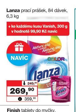 Lanza prací prášek