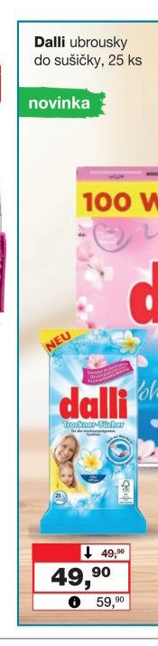 Dalli ubrousky do sušičky