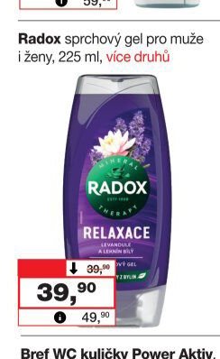 Radox sprchový gel