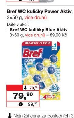 Bref WC kuličky Power Aktiv