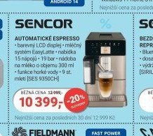 AUTOMATICKÉ ESPRESSO SENCOR