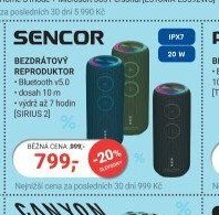 BEZDRÁTOVÝ REPRODUKTOR SENCOR