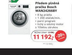 Předem plněná pračka Bosch WAN24266BY