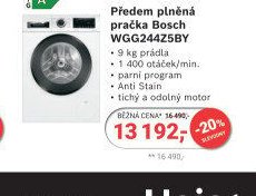 Předem plněná pračka Bosch WGG244Z5BY