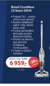 Bissell CrossWave C3 Select 3551N
