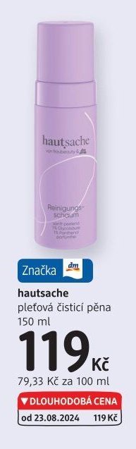 hautsache pleťová čisticí pěna 150 ml