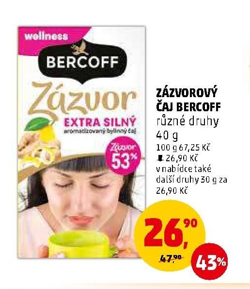 Zázvorový čaj Bercoff
