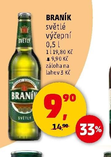 Braník světlé výčepní 0,5 l
