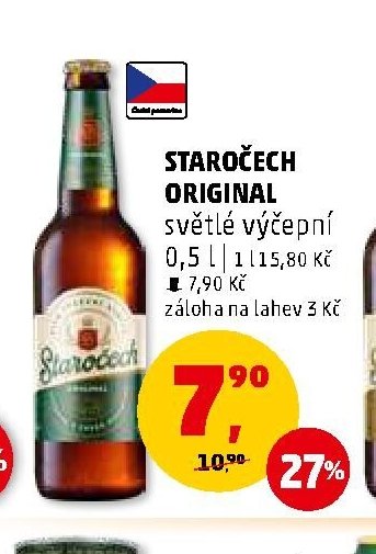 Staročech Original světlé výčepní 0,5 l
