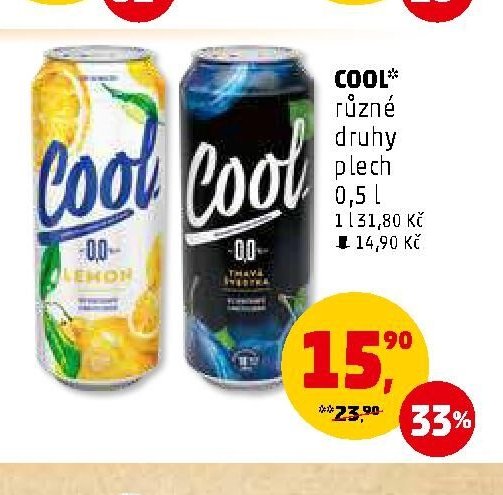 Cool* různé druhy plech 0,5 l
