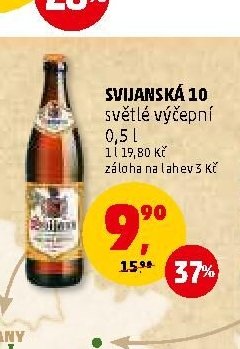 Svijanská 10 světlé výčepní 0,5 l