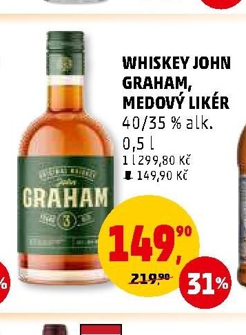 Whiskey John Graham, Medový likér