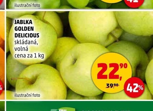 JABLKA GOLDEN DELICIOUS