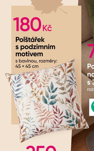 Polštářek s podzimním motivem