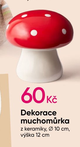 Dekorace muchomůrka