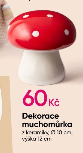 Dekorace muchomůrka