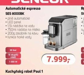 Automatické espresso SES 8000BK