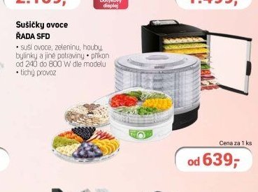 Sušičky ovoce ŘADA SFD