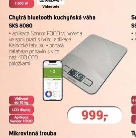 Chytrá bluetooth kuchyňská váha SKS 8080
