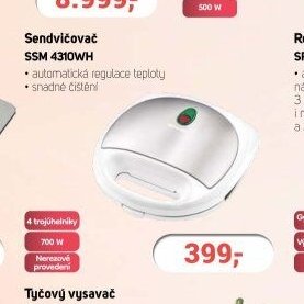Sendvičovač SSM 4310WH