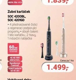 Zubní kartáček SOC 4200BL, SOC 4201GD
