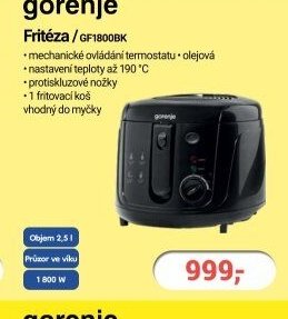 Gorenje Fritéza GF1800BK