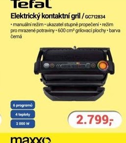 Tefal Elektrický kontaktní gril GC712834