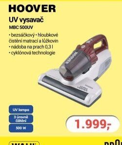 Hoover UV vysavač MBC 500UV