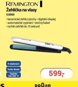 Remington Žehlička na vlasy S 8500