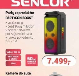 Sencor Párty reproduktor PARTYON BOOST