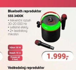 Sencor Bluetooth reproduktor SSS 3400K