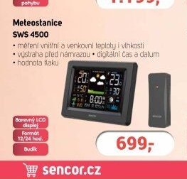 Sencor Meteostanice SWS 4500