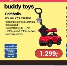 Buddy Toys Odrážedlo BPC 5261 VW T-ROCK 3V1