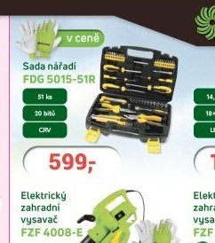 Fieldmann Sada nářadí FDG 5015-51R