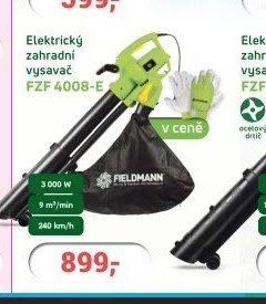 Fieldmann Elektrický zahradní vysavač FZF 4008-E