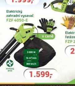 Fieldmann Elektrický zahradní vysavač FZF 4050-E