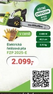 Fieldmann Elektrická řetězová pila FZP 2025-E