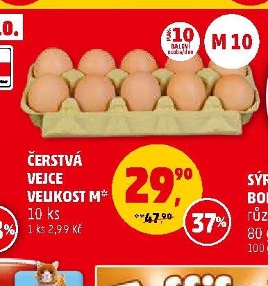 ČERSTVÁ VEJCE