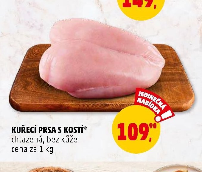 KUŘECÍ PRSA S KOSTÍ