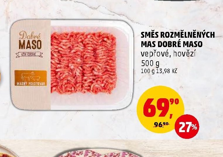 SMĚS ROZMĚLNĚNÝCH MAS DOBRÉ MASO