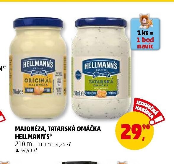 Majonéza, Tatarská omáčka Hellmann's