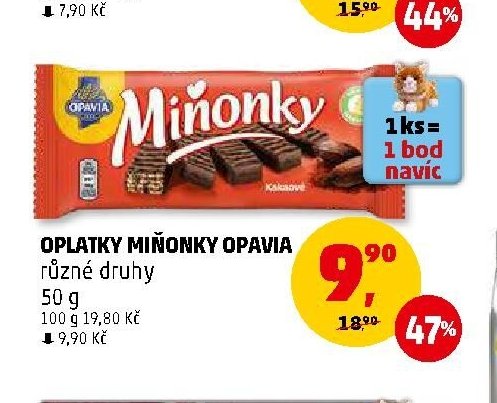 Oplatky Miňonky Opavia