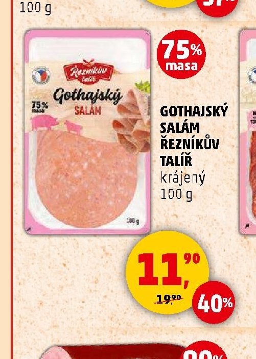 GOTHAJSKÝ SALÁM ŘEZNÍKŮV TALÍŘ