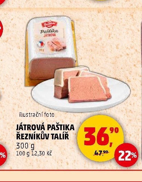 JÁTROVÁ PAŠTIKA ŘEZNÍKŮV TALÍŘ