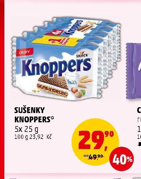 Sušenky Knoppers