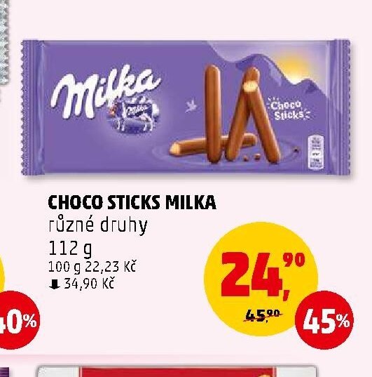 Choco Sticks Milka